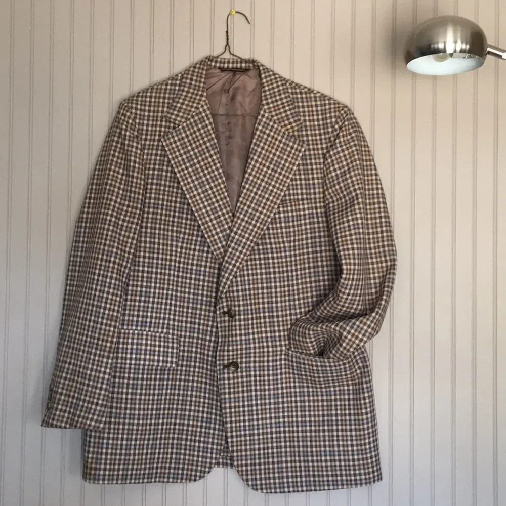 Vintage Plaid Blazer/Jacket